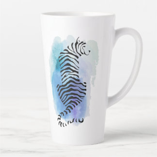 Colorful Tiger Latte Mug