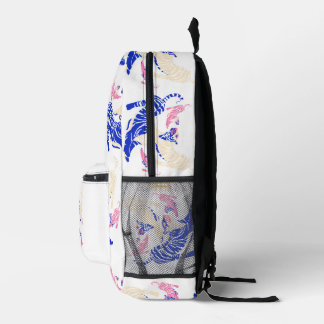 Colorful Tiger Print Backpack