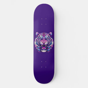 Colorful Tiger Skateboard
