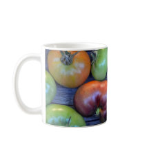 Colorful tomatoes print coffee mug