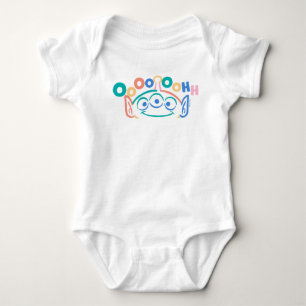Colorful Toy Story Alien Baby Bodysuit