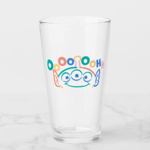 Colorful Toy Story Alien Glass