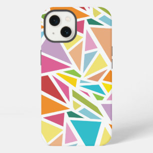 Colorful triangles pattern iPhone 13 case