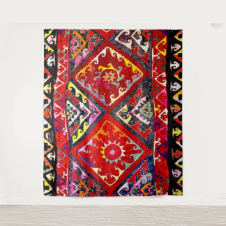 Colorful Tribal Afghanistan Style Tapestry