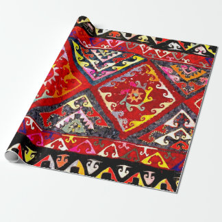 Colorful Tribal Afghanistan Style Wrapping paper