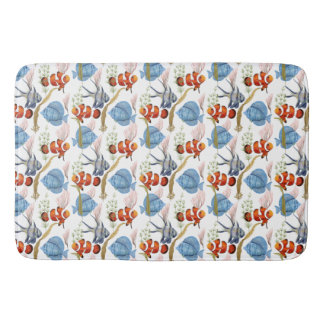 COLORFUL TROPICAL FISH BATH MAT