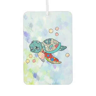 colorful turtle  air freshener