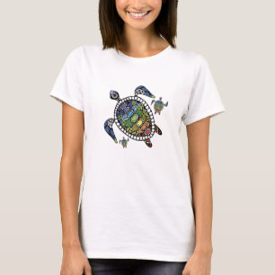 Colorful Turtle Chakras T-Shirt