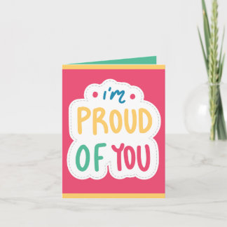 colorful typography well done exams test pass card