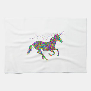 Colorful Unicorn Kitchen Towel