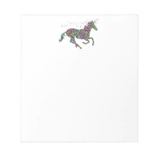 Colorful Unicorn Notepad