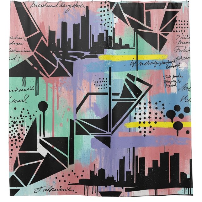 Colorful Urban Graffiti Pattern (11) (Front)