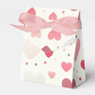 Colorful Valentine's day heart Favor Box
