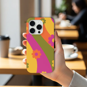 Colorful Vintage Floral Phone Case Full-Color