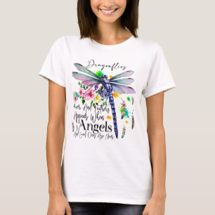 COLORFUL WATERCOLOR DRAGONFLY & INSPIRATION T-Shirt