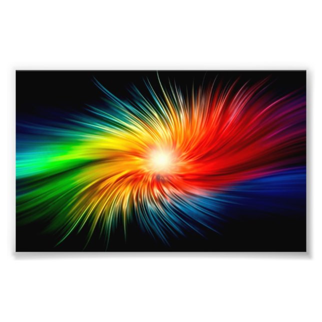 Colorful Waves 25.4cm x 20.32cm- Photo Paper (Front)
