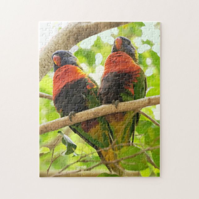 Colorful Wildlife Birds Jigsaw Puzzles For Adults (Vertical)