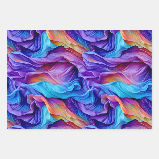 Colorful wrapping paper abstract pattern (Front 2)