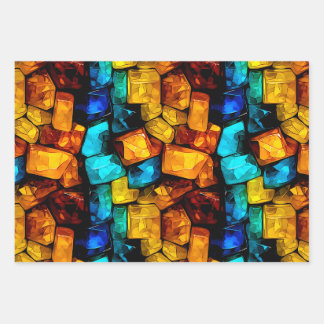 Colorful wrapping paper abstract pattern