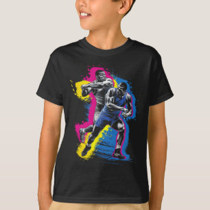 Colorful Wrestling Player For Men Women Kids Wrest T-Shirt