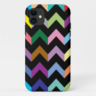 Colorful zigzag pattern iPhone 11 case