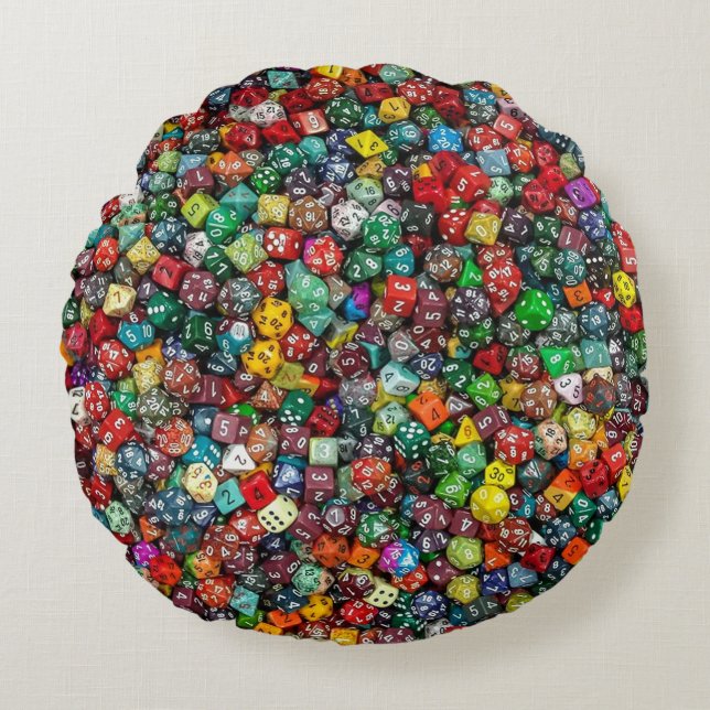 Colorfull Dice Cushion (Front)