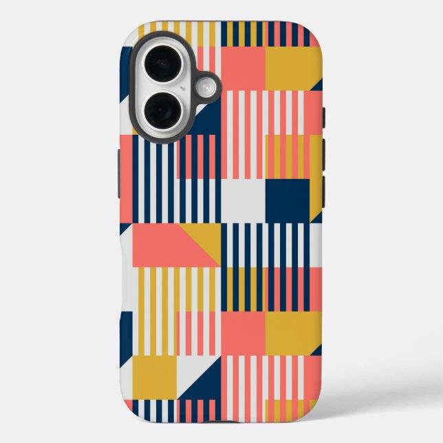 Colorfull Geometric Design Case-Mate iPhone Case (Back)
