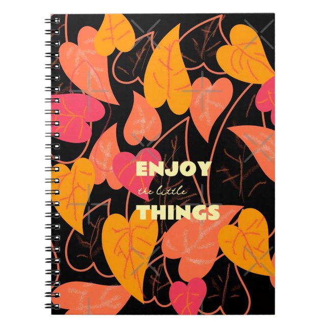 Colorfull leaves notebook (Front)