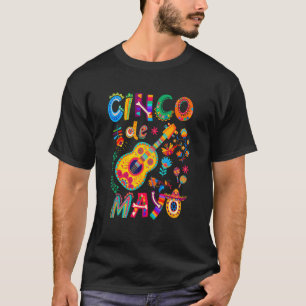 Colorfull Mexican Fiesta 5 De Mayo Cinco De Mayo M T-Shirt