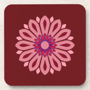 COLORFULL MODERN FLOWER GIFT DAUGHTER SISTER MOM COASTER