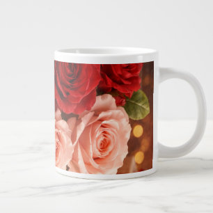COLORFULL MODERN FLOWER GIFT DAUGHTER SISTER MOM LARGE COFFEE MUG