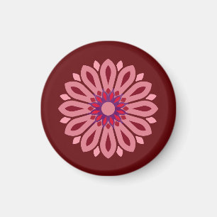 COLORFULL MODERN FLOWER GIFT DAUGHTER SISTER MOM MAGNET