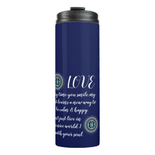 COLORFULL MODERN FLOWER GIFT DAUGHTER SISTER MOM  THERMAL TUMBLER