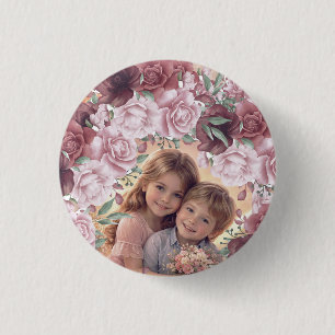COLORFULL MODERN LOVE GIFT FOR DAUGHTER 1 INCH ROUND BUTTON