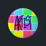ColorFUN Artist Round Button<br><div class="desc">Love colour? Love art? Proudly show it with this colorFUN button!</div>