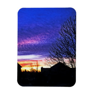 Colorfun Sunrise in Cincinnati Magnet