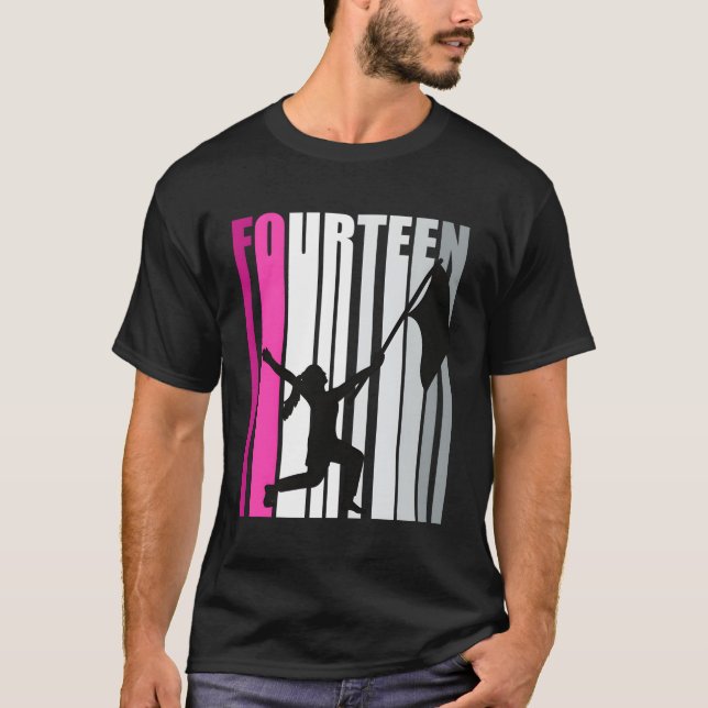 Colorguard 14Th Marching Band Flags T-Shirt (Front)