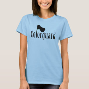 Colorguard Flag Text  T-Shirt