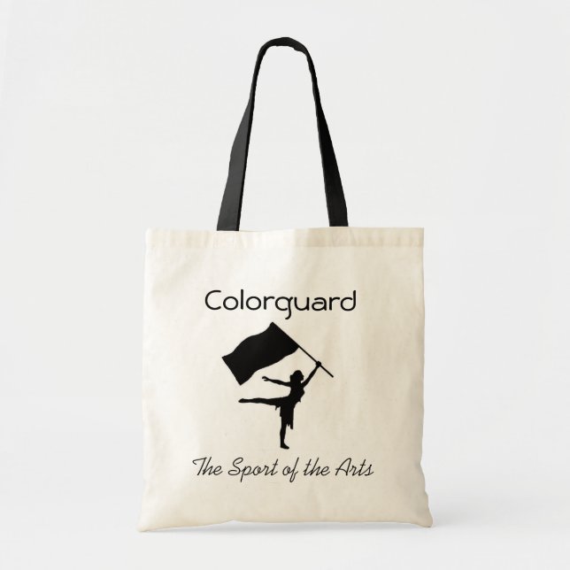 Colorguard; The Sport of the Arts Tote Bag (Front)