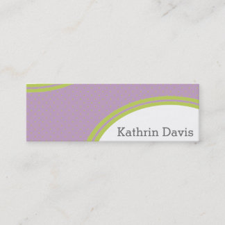 Colori Pastello Calling Mini Business Card