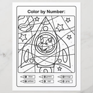 Coloriage de dinosaures Page par numéro - Astronau