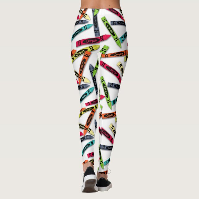 Colorier les Crayons, vous Customisez les Leggings (Dos)