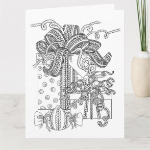 COLORIEZ VOTRE Propres Cartes de Bonne Fête en Tri
