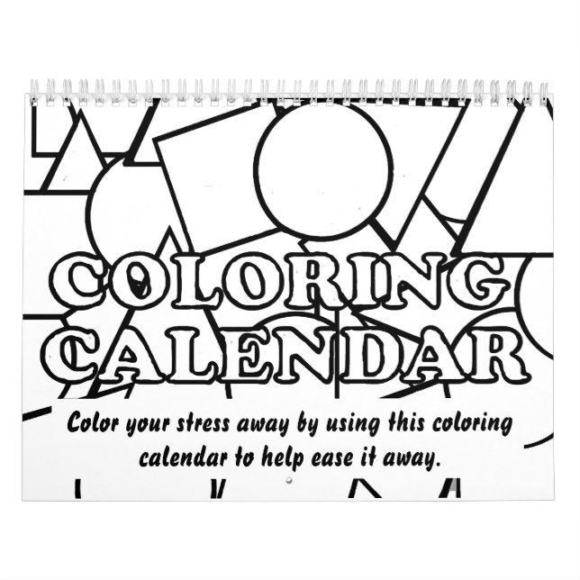 Coloring Calendar (Cover)