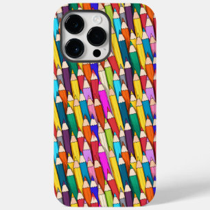 Coloring Pencils Pattern Case-Mate iPhone 14 Pro Max Case