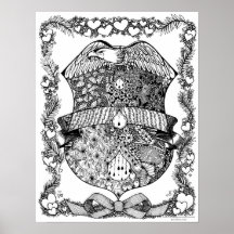 Coloring Poster "In the Line of Duty"