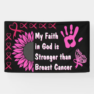 colorize faith breast cancer survivor banner idea