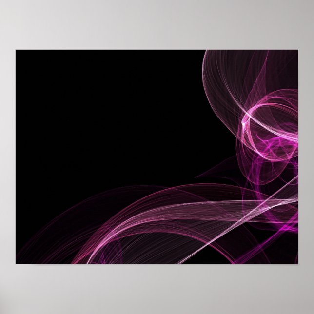 Colorized Ribbons - Pink Poster (Front)