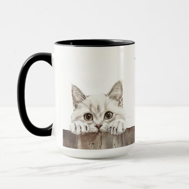 Colorpoint Shorthair Chat Mug (Gauche)