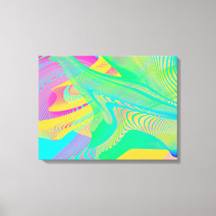 COLORS FLUO - Fractal Art - Canvas Print